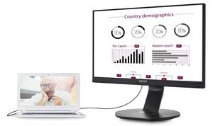 Philips USB-Docking-Display 241B7QUPEB 