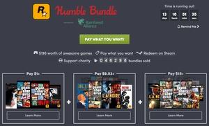 Pay what you want for games from Rockstar Games and support charity! Humble Bundle Rockstar Games