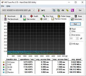 WD Red 6 TB WD60EFAX Benchmarks