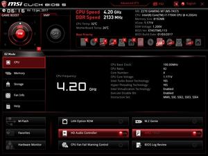 Der UEFI-EZ-Mode beim MSI Z270 Gaming M7.