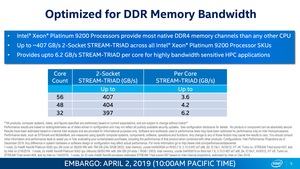 Intel Xeon Scalable 9200 Serie