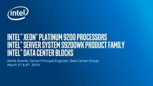 Intel Xeon Scalable 9200 Serie