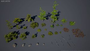 Wald Texturen und 3D-Modelle von MAWI United