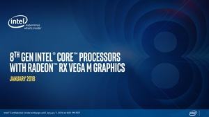 Präsentation zu den 8th Gen Core Prozessoren mit Radeon RX Vega M Graphics