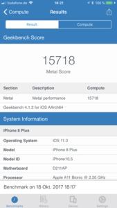 Apples A11 Bionic gehört zu den derzeit schnellsten SoCs, vor allem aufgrund der sechs CPU-Kerne