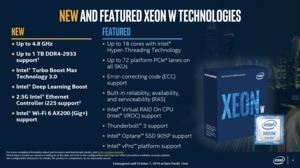 Intel Cascade Lake-X - Xeon W und Core X