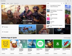 Microsoft Store: Die App für das Verlassen des S-Modus' ist bereits hinterelgt