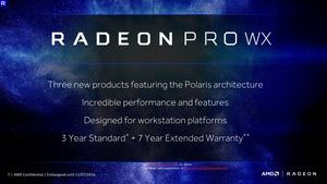 AMD Radeon Pro WX 4100, 5100 und 7100 Präsentation