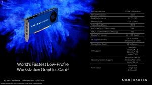 AMD Radeon Pro WX 4100, 5100 und 7100 Präsentation