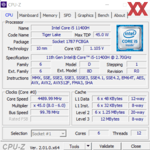 GPUz und CPUz des Gigabyte G5 KD