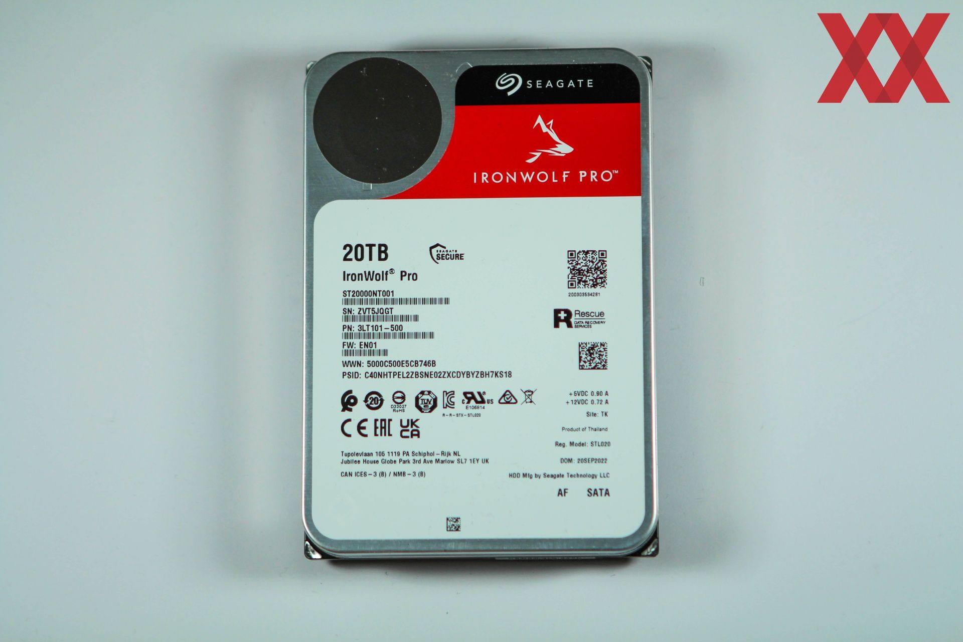 Тест и обзор: Seagate IronWolf Pro Refresh ST20000NT001 – хороший жесткий  диск стал еще лучше - Hardwareluxx Russia