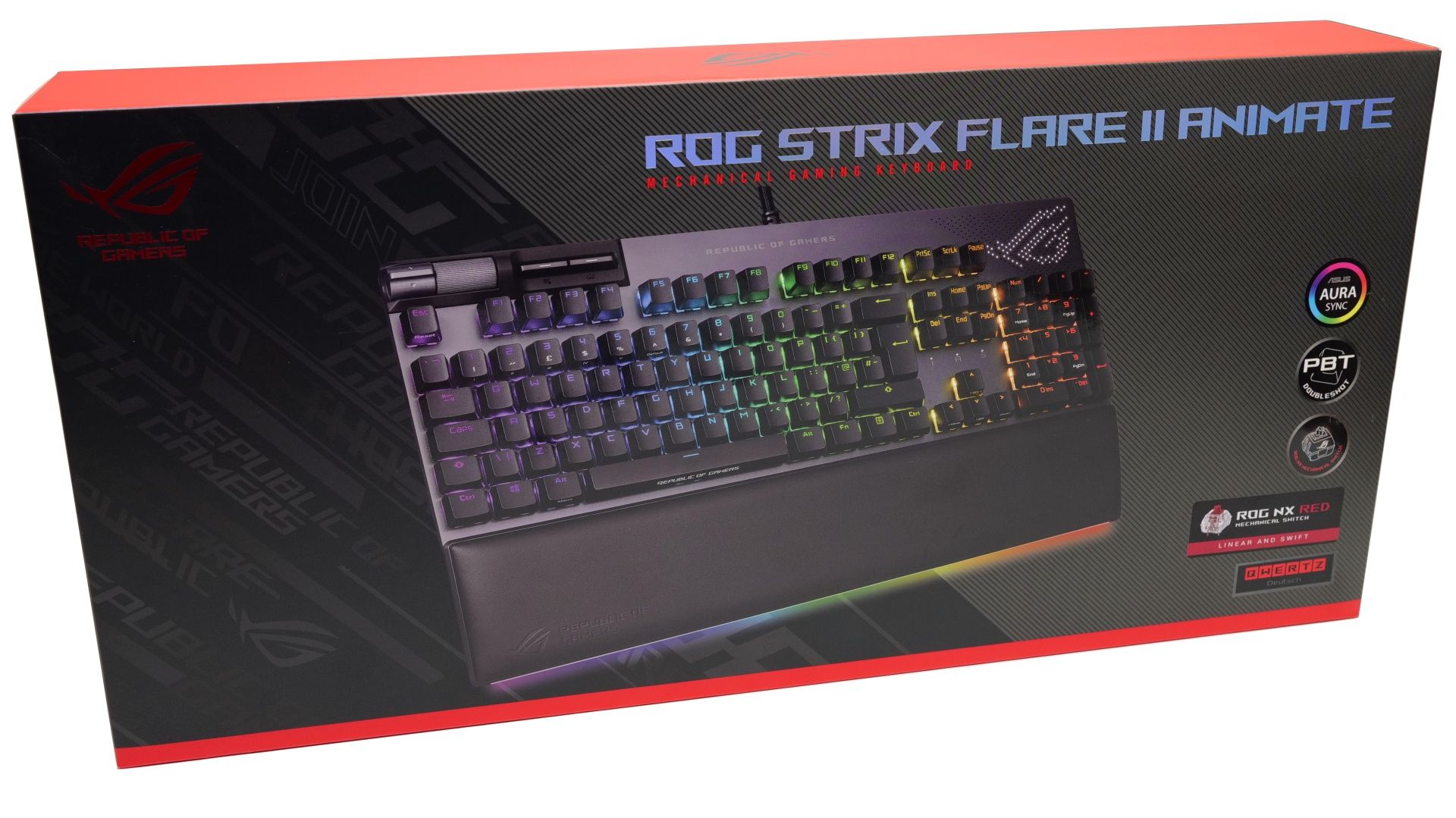 Тест и обзор: ASUS ROG Strix Flare II Animate – игровая клавиатура с  дисплеем AniMe Matrix - Hardwareluxx Russia