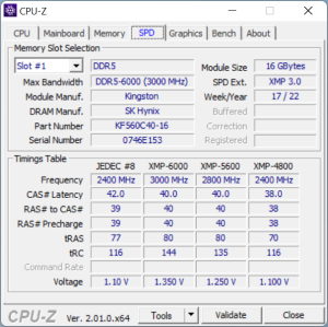 DDR5 und CPU-Z