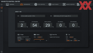 Die Software des Gigabyte AORUS 17 XE4