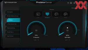 Die Software des Acer Predator Triton 300 SE