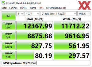 MSI Spatium M570 Pro