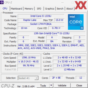 GPUz und CPUz der ECS Liva Z5 Plus