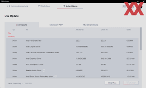 Die Software des MSI Pulse 17 B13V