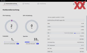 Die Software des MSI Pulse 17 B13V