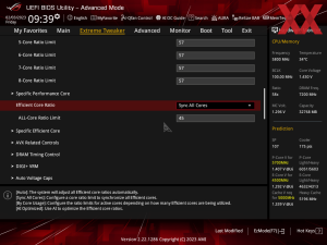 Intel Core i9-13900KS OC-Optionen