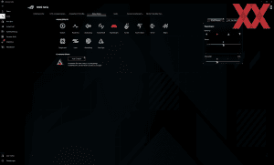 Die Software des ASUS ROG Strix Scar 18