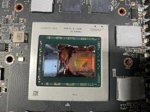 AMD Radeon-RX-6000-Series GPU cracked