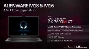 Präsentationsfolien AMD Radeon 7000 Mobile CES 2023