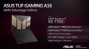 Präsentationsfolien AMD Radeon 7000 Mobile CES 2023