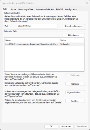 Luxxkompensator 2023: Synology DS923+ Anbindung