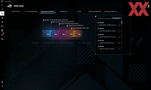 Die Software des ASUS ROG Strix G16 G614JZ