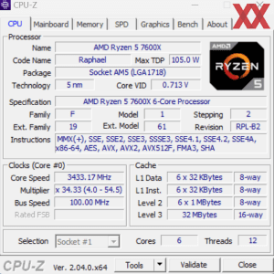 GPUz und CPUz des PCS Zircon Nova R