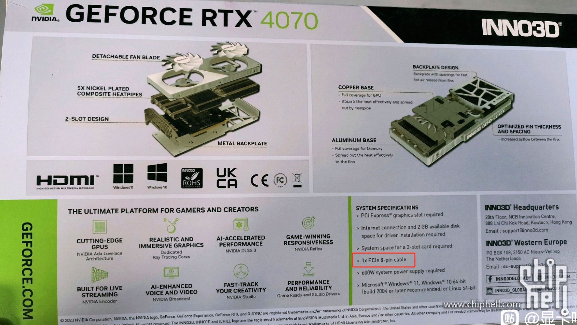 На GeForce RTX 4070 будут устанавливаться 8-контактные разъемы питания  вместо 12VHPWR - Hardwareluxx Russia