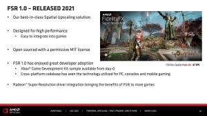 AMD GDC23 FSR 3