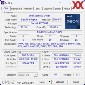 Intel Xeon w9-3495X