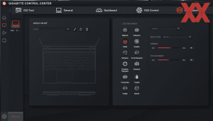 Die Software des Gigabyte AORUS 15X