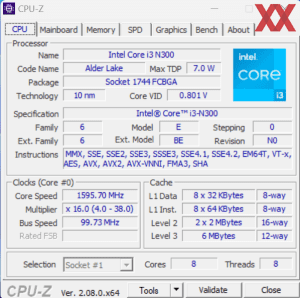 GPUz und CPUz der ZOTAC ZBOX PI430AJ Pico