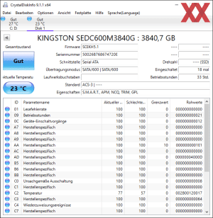 Kingston DC600M 3.84 TB