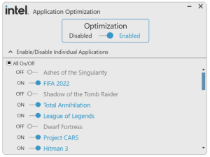 Intel APO