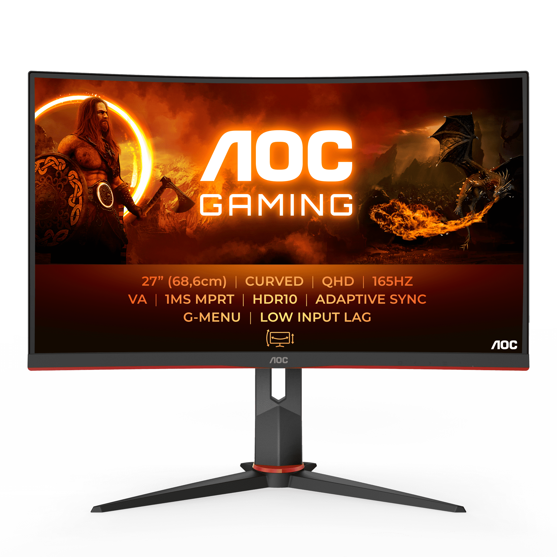 AOC GAMING CQ27G2S/BK – новый игровой монитор с кривизной 1.500R -  Hardwareluxx Russia