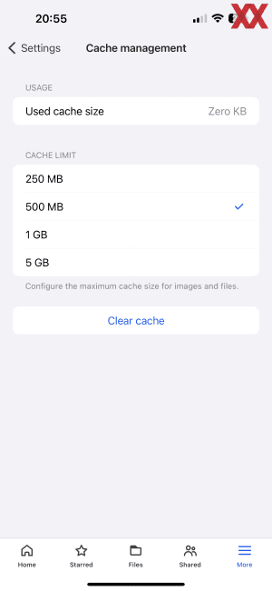 Synology BeeStation 4 TB Handy Applikation