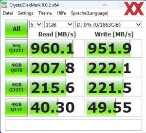 Netac Portable SSD ZX10, 2 TB, Benchmarks