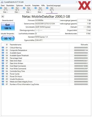 Netac Portable SSD ZX10, 2 TB, Benchmarks