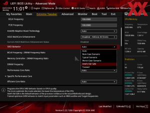 ASUS Intel Baseline Profile