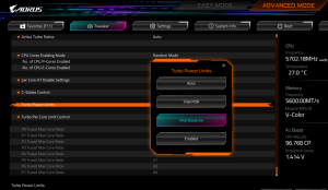 Gigabyte Intel Baseline-Profil