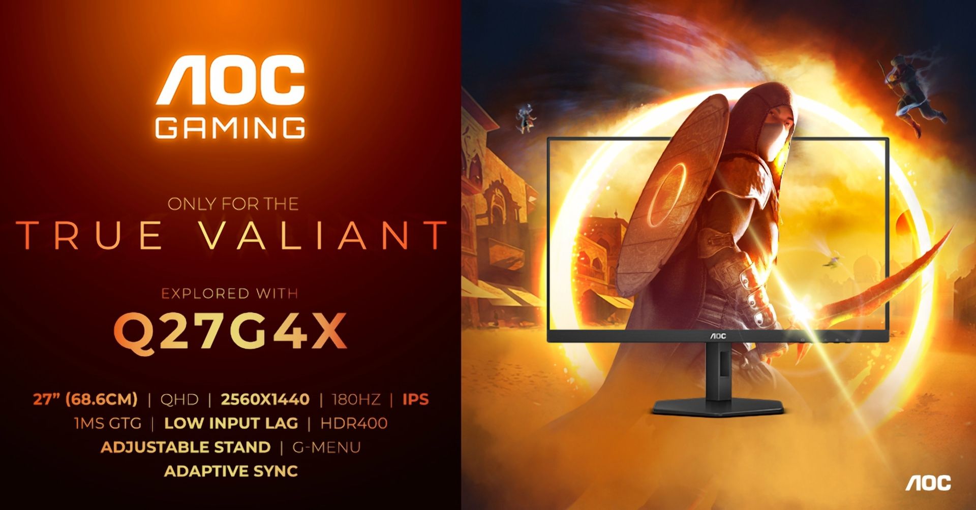 AOC GAMING Q27G4X: игровой монитор QHD с панелью Fast-IPS и 180 Гц по  разумной цене - Hardwareluxx Russia