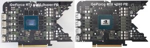 PCB-Vergleich der GeForce RTX 4080 (Super)