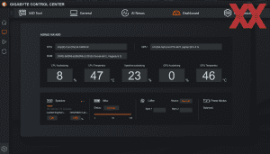 Die Software des Gigabyte AORUS 16X ASG