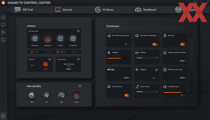 Die Software des Gigabyte AORUS 16X ASG