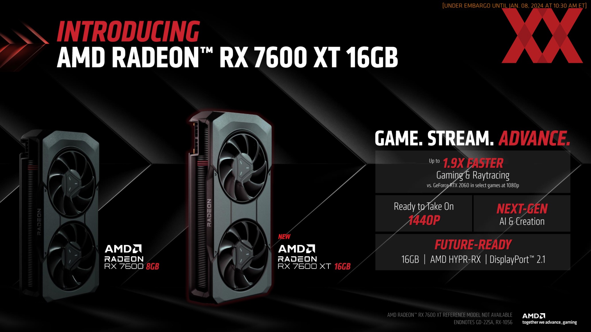 AMD представила Radeon RX 7600 XT 16 ГБ: больше производительности в  среднем классе - Hardwareluxx Russia