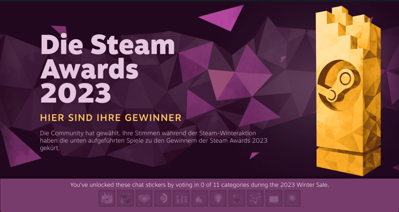 Steam Awards 2023 Baldur’s Gate 3 räumt in zwei Kategorien ab